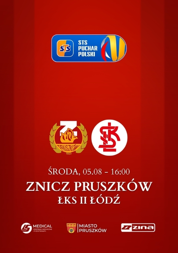 Bilety STS Puchar Polski: MKS Znicz Pruszków vs ŁKS II Łódź