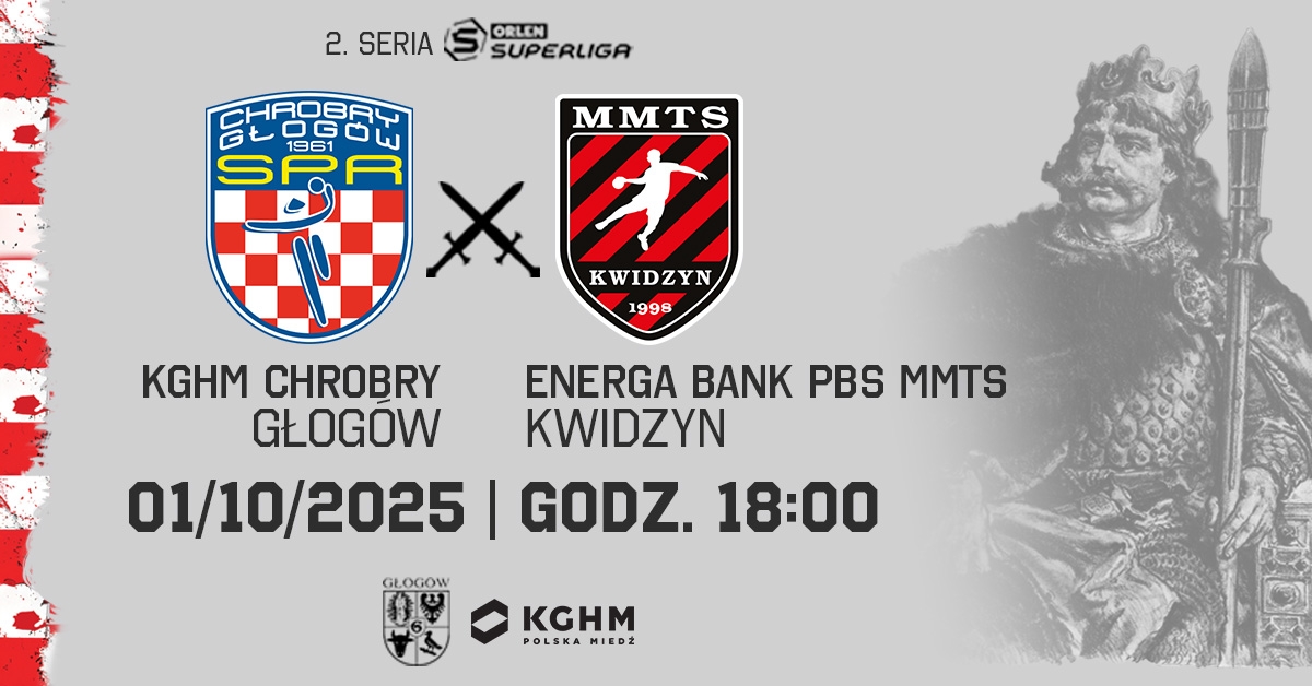 KGHM Chrobry Głogów vs Energa Bank PBS MMTS Kwidzyn